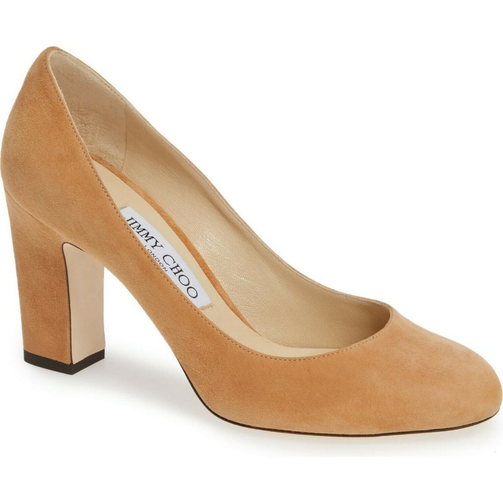 Jimmy Choo Billy Jo pumps sz 10  caramel suede